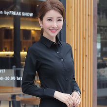 Load image into Gallery viewer, 2021 Korean Women&#39;s Cotton Shirts Long Sleeve S-5XL

