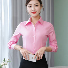 Load image into Gallery viewer, 2021 Korean Women&#39;s Cotton Shirts Long Sleeve S-5XL
