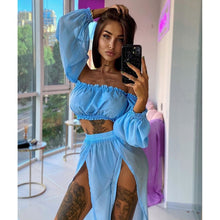 Load image into Gallery viewer, 2021 Summer Beach Dress Bikini Cover Up Long Sleeve Swimwear Cover-Up Size XL
