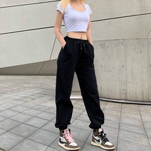 Load image into Gallery viewer, 2021 New!!!! Women&#39;s Harajuku Joggers Wide Leg Sweatpants Sizes S - L
