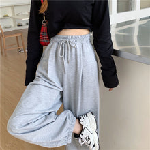 Load image into Gallery viewer, 2021 New Baggy Sweatpants HOUZHOU Women Autumn Loose fit Pants Sizes S - 2XL
