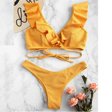 Load image into Gallery viewer, 2021 New!!! Women&#39;s Sexy Brazilian Push-Up Bikini Set Sizes S - L

