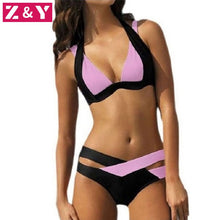 Load image into Gallery viewer, 2021 Bikini Color Matching Sexy Women&#39;s Swimsuit Sizes S - XL
