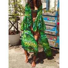 Load image into Gallery viewer, 2021 Summer Beach Dress Bikini Cover Up Long Sleeve Swimwear Cover-Up Size XL
