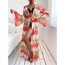 Load image into Gallery viewer, 2021 Summer Beach Dress Bikini Cover Up Long Sleeve Swimwear Cover-Up Size XL
