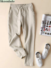Load image into Gallery viewer, 2021 New Women&#39;s Linen Pants Sizes S -5XL
