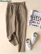 Load image into Gallery viewer, 2021 New Women&#39;s Linen Pants Sizes S -5XL
