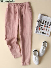 Load image into Gallery viewer, 2021 New Women&#39;s Linen Pants Sizes S -5XL
