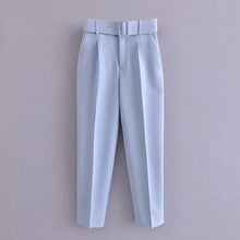 Load image into Gallery viewer, 2021 Chic Women High Waist Belt Pants Sizes XS - L
