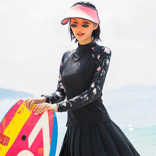 Load image into Gallery viewer, 2021 New!! Women&#39;s Swimsuit Long Sleeve Diving Surfing Shirt Sizes S - XL
