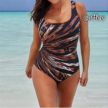 Load image into Gallery viewer, 2021 Summer High Waist Women Printed Push-Up Padded Swimwear Sizes L -5XL
