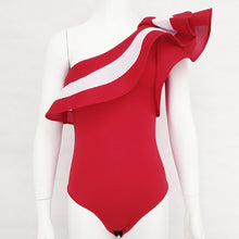Load image into Gallery viewer, 2021 Women&#39;s One Piece Swimsuit  One Shoulder Sizes S - L
