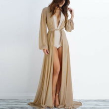 Load image into Gallery viewer, 2021 New!! Sexy Women Chiffon see-through Bikini Swimwear Cover-Up Sizes S - M

